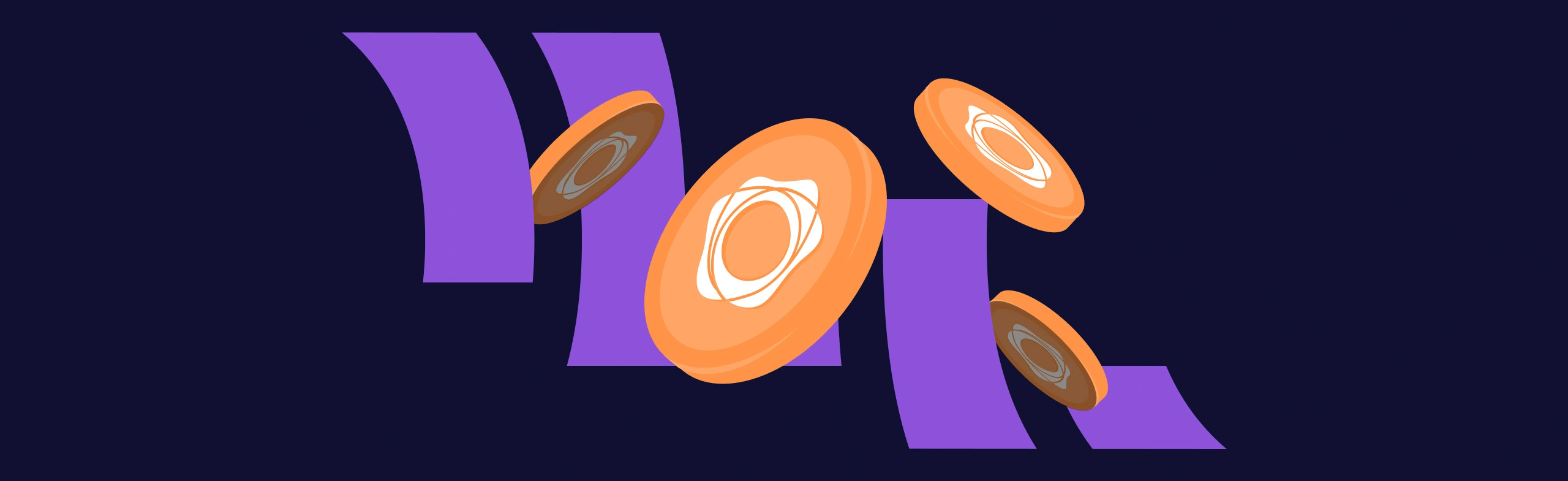 pax gold cryptocurrency tokens floating around in front of a cloudbet logo