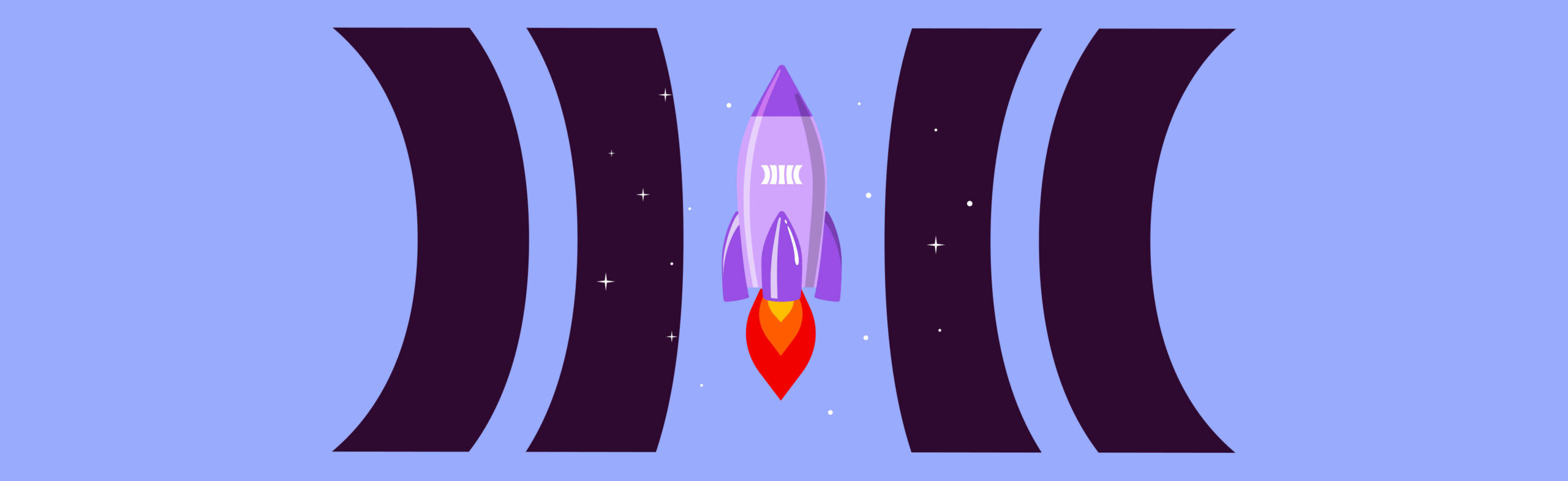 rocket launching in the middle of cloudbet's new logo