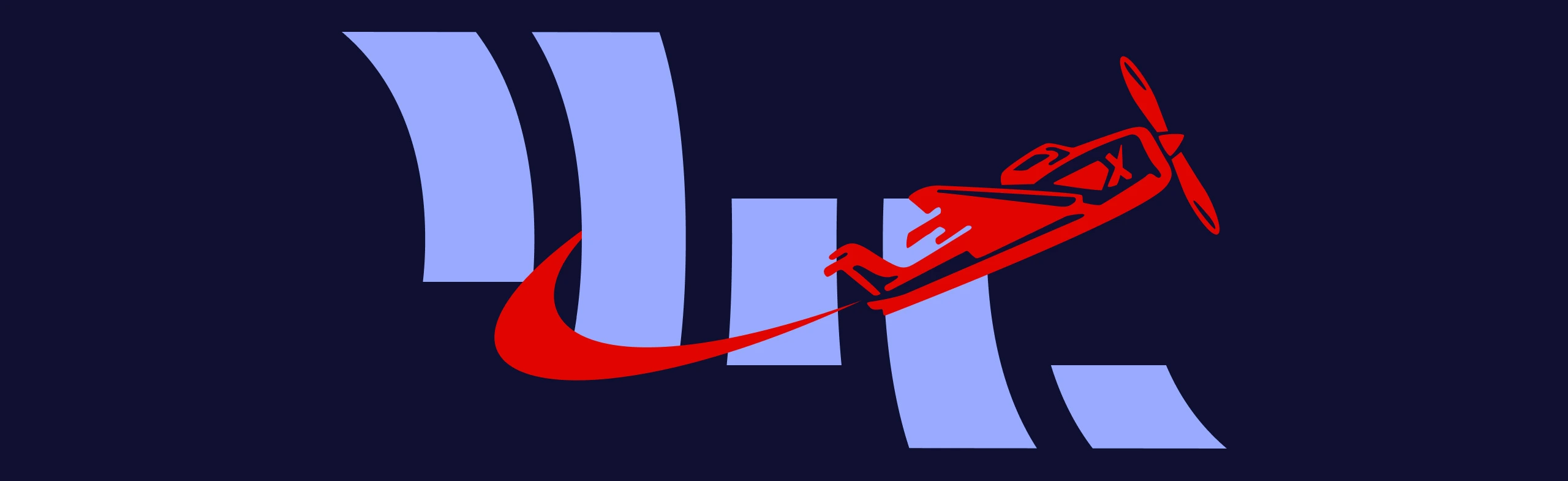 graphic of an airplane from aviator crash game flying around the cloudbet logo