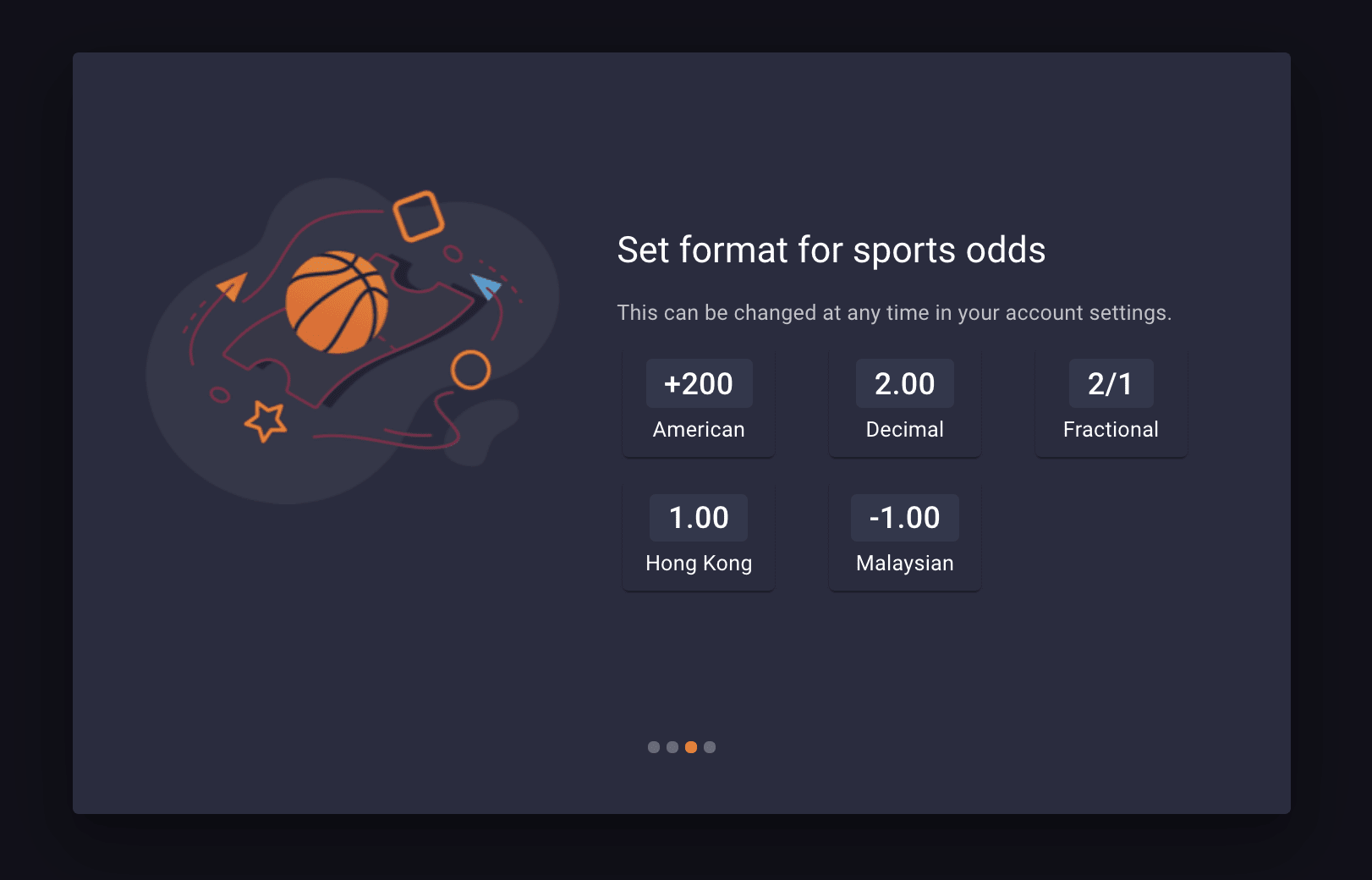 Cloudbet Set Odds Format